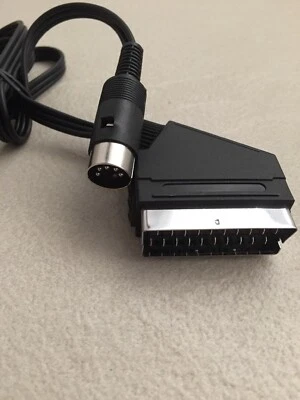Cavo AV DIN audio Scart Video Commodore 64 C64C C16 C116 PLUS4 C128 64 VIC20 - Immagine 1 di 3