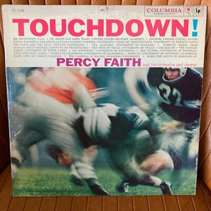 TOUCHDOWN WHITE LABEL PROMO PERCY FAITH VINYL LP RECORD ALBUM COLUMBIA SIX EYE ! - Picture 1 of 6