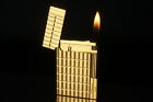 ST Dupont Vintage Feuerzeug Gatsby vergoldet funktioniert #DU66