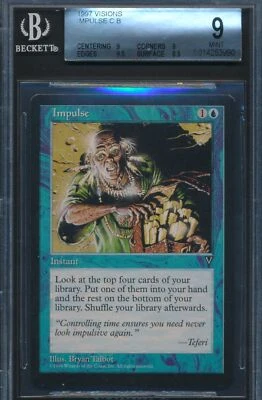 Visions Impulse BGS 9 Graded Magic MTG (3990) -magicgraders- - Image 1 of 3