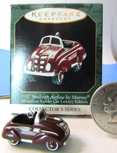 Hallmark 1999 ornamento miniatura 1937 Steelcraft Airflow de Murray - Imagen 1 de 6