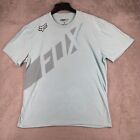 Fox Racing T Shirt Mens XL Blue Short Sleeve Motocross Moto Graphic Tee Casual