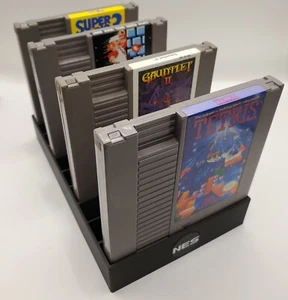 Nintendo NES Vassoio Porta Cartucce con 10 Slot - Foto 1 di 5