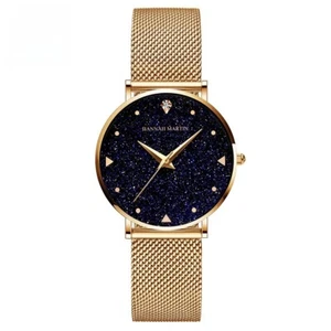 Japan Quartz Movement Stainless Steel Mesh Band Watch Waterproofing For Women - Picture 1 of 21