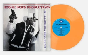 Boogie DOWN Productions By All Means Necessary - Orange Vinyl Sealed - Imagen 1 de 5