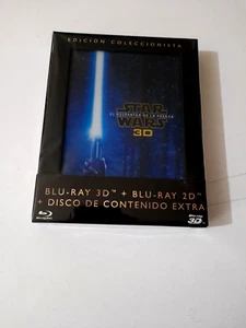 BLU-RAY ”STAR WARS EL DESPERTAR DE LA FUERZA” 3 DISCOS COMO NUEVO 3D 2D COLECCIO - Imagen 1 de 2