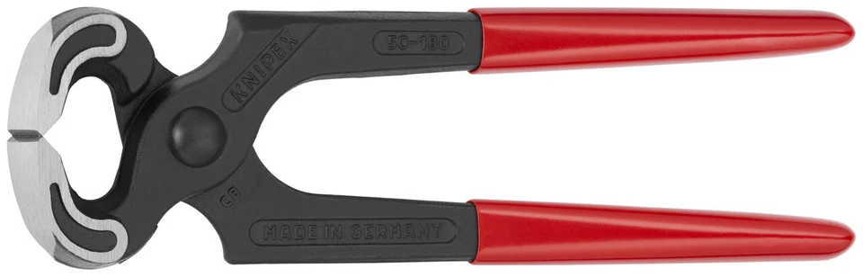 Alicates de corte de extremo de carpintero Knipex 50 01 180, 7 1/4" Foto 1 de 1
