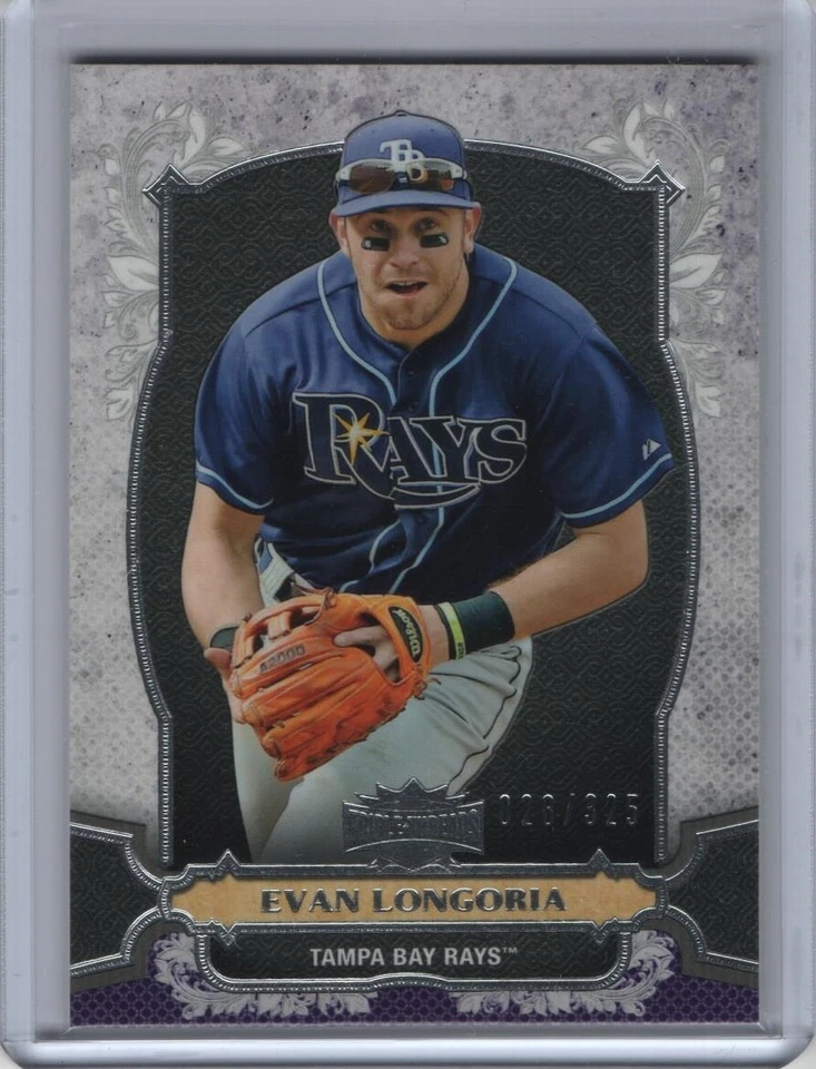 2014 Topps Triple Threads Amethyst Parallel #14 Evan Longoria 28/325 - Image 1 of 1