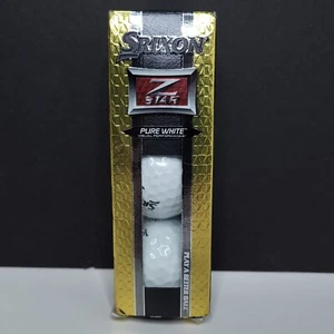 Srixon Z Star reinweiße Golfbälle - 3 Bälle in 1 Packung - unbenutzt Neu im Karton - Bild 1 von 3