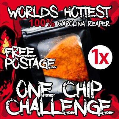 One Chip Challenge 🌶️💀🌶️ Worlds Hottest Hot One Chip ....  Fast Delivery • 6.70€