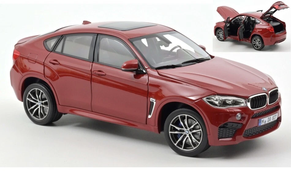 Bmw X6 M 2015 Red Metallic 1:18 Model 183242 NOREV - Immagine 1 di 1