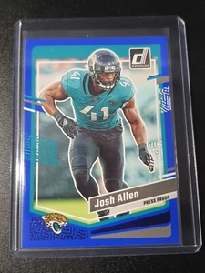Josh Allen - Donruss Football 2023 - Jacksonville Jaguars - Press Proof Blue - Bild 1 von 2