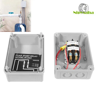 1522 Pump Start Relay for Irrigation Systems with Housing 24 VAC 60Hz 35VA 3 HP - Image 1 of 4
