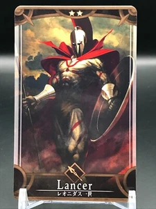 JCC de cartas Leonidas FGO ARCADE Fate/Grand Order TIPO-LUNA JAPÓN F/S - Imagen 1 de 12