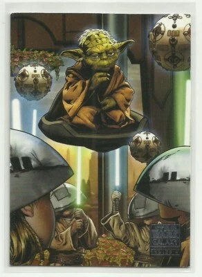2009 Topps Star Wars Galaxy Series 4 Base Card # 35 Teaching the Younglings - Image 1 of 2