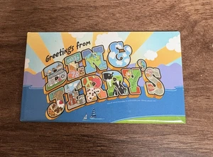 Vtg 1997 Greetings From Ben & Jerry's Ice Cream Fridge Magnet - Picture 1 of 4