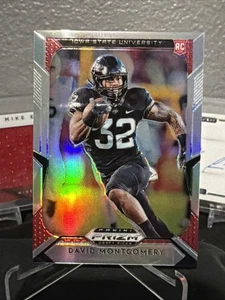 2019 Panini Prizm Draft Picks Football David Montgomery Silver Prizm Rookie - Bild 1 von 2