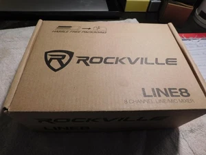 Rockville Line 8 8 Channel Line/Mic Mixer - EXCELLENT - Picture 1 of 6