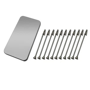 10Pcs Professional Magnetic Alligator Clip Sticks Model Paint Coloring Tool Kit - Picture 1 of 9