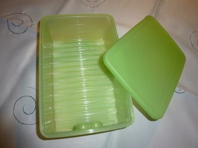 Tupperware Prima Klima 1,6l grün mit  Deckel, Kühlschrank, Gemüse - Bild 1 von 3