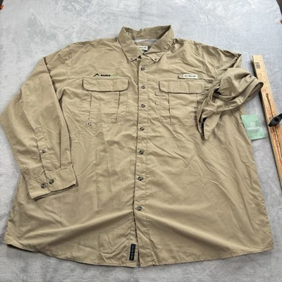 NWT Magellan Outdoors Mens Size 3XL Fish Gear LS Laguna Madre Shirt Performance - Image 1 of 4