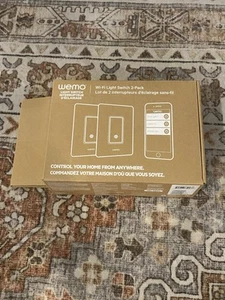 WeMo F7C030-BDL In-Wall WLAN Lichtschalter 2er Pack SmartSwitch - Bild 1 von 5