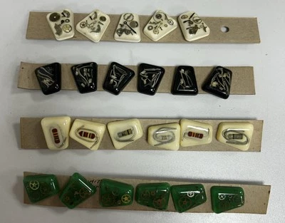 Handmade Buttons Mixed Bundle Resin Rounded Rectangular Mechanical 10 - Image 1 of 4