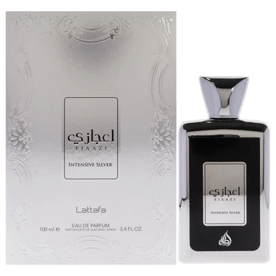 Ejaazi Intensive Silver de Lattafa para hombre - 3,4 OZ eau de parfum spray Foto 1 de 4