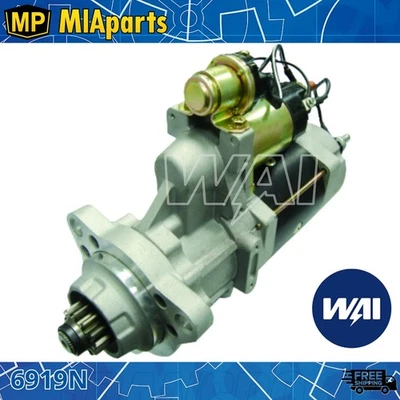 NEW Starter Delco Freightliner Cascadia 39MT 12 Teeth 12V Lester 6919 - Image 1 of 4