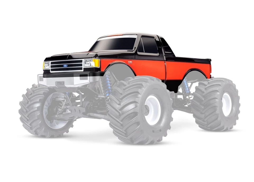 Traxxas 黑色 X-Monster 福特 F-150 车身 TRA7691BLK — 第 1/1 张图片