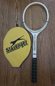 Vtg Slazenger Manuel Ornates Special 4 1/2 Grip Wooden Fiberglass Racket 27" - Picture 1 of 5