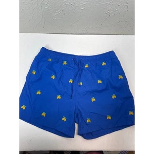 Bañador Warren Webber Beachwear azul estampado limón para hombre talla XL - Imagen 1 de 5