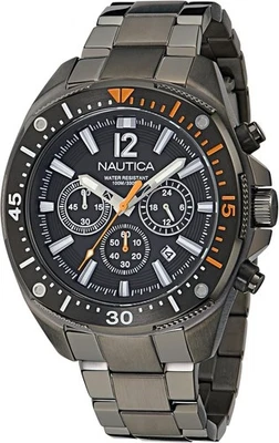 Reloj de cuarzo Nautica NCT Blue Sail 46 mm pistola metal cronógrafo - NAPBSS506 Foto 1 de 4
