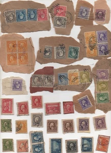 OLD Lot Rare U.S. Used Vintage Postage Stamps fancy cancel (Bin#10) - Picture 1 of 1