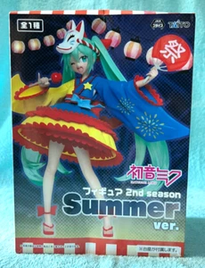 Hatsune Miku 2nd Senson Summer ver. Taito Japan Vocaroid Figure Model - Picture 1 of 6