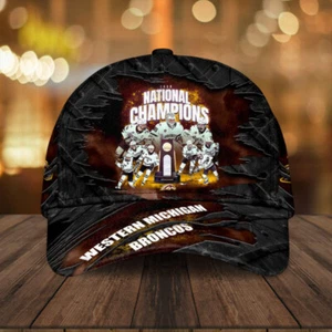 Western M.i.c.h.i.g.a.n Broncos Men’s Ice Hockey Classic Cap - Picture 1 of 2