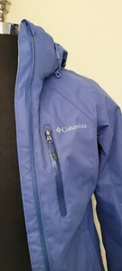 COLUMBIA INTERCHANGE JACKET XS VIOLET-BLUE OMNI HEAT -HOOD-ALL ZIPPERS PERFECT - Picture 1 of 19