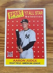 1958 Topps Style AARON JUDGE #7 New York Yankees Novelty Rookie Card MINT 2017