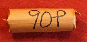 1990-P Washington Quarters 40 Coin roll Circulated - Picture 1 of 6