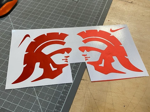 USC FS OR MINI Helmet Decals Chrome Pro Combat Edition Cover