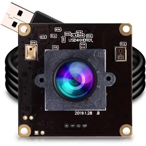 ELP 4K High Speed 3840x2160 MJPEG 30fps USB Camera Module w/ No Distortion Lens - Picture 1 of 11