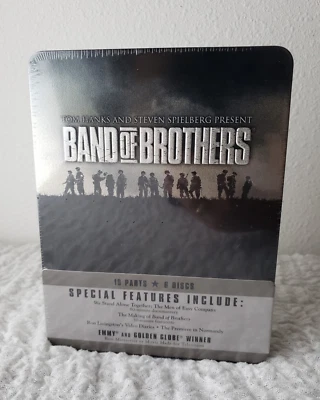 Band Of Brothers Том Хэнкс Стивен Спилберг DVD 6 дисков бокс-сет оловянный чехол - Изображение 1 из 4