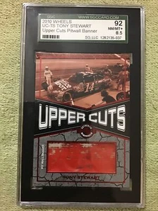 2010 Wheels TONY STEWART #14 Office Depot Upper Cuts #/25 PitWall Banner SGC 92 - Picture 1 of 5