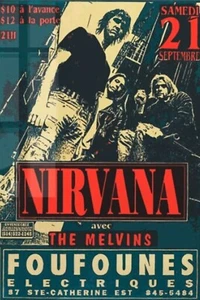 Nirvana In Montreal Classic Rock 1991 Concert Gig Poster Giclée New UV Print - Picture 1 of 3