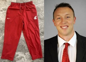 Chase Holbrook QB/COACH Washington State Cougars NIKE PANTS Red New Mexico St XL - Picture 1 of 8