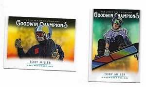 2021 Goodwin Champions - 2 x Toby Miller - Snowboarding #21 + 88 - Picture 1 of 1