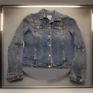 Limited Too Denim Jean Jacket Stretch Denim Girls Size XXL - Picture 1 of 9