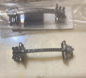 Keep Collective Hematite Large Pave Arrow Bracelet Jewelry Charm NIP Lot Of 2 - Picture 1 of 4