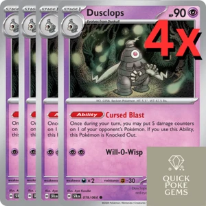 4x Dusclops Playset - SFA / PRE - Pokemon TCG - NM - Picture 1 of 1