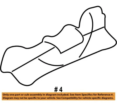 Acura HONDA OEM 13-14 TL Roof-Drip Molding Clip 91572TK4A01 - Image 1 of 2